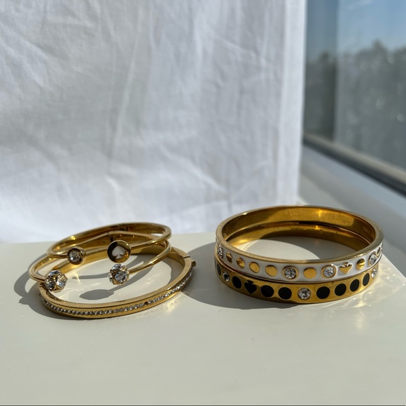 KATE SPADE BRACELET SET (5 INCLUDED) ♥️♣️♥️♠️♥️ - Picture 2 of 7